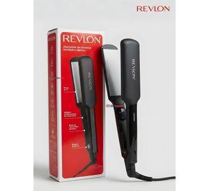 Plancha Alisadora De Cabello Revlon Placas De Cerámica Alaciadora Color Negro RVST2182