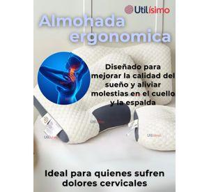Almohada Ortopédica Ergonómicas Para Cuello y Cervical Algodón