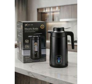 Termo Hervidor Eléctrico Acero Inoxidable 2 Litros Negro