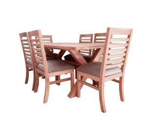 Comedor Cruz 6 silla Palillo Gris