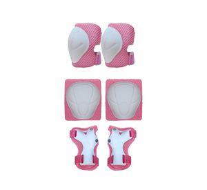 Pack Rodilleras Coderas y Muñequeras - Rosado
