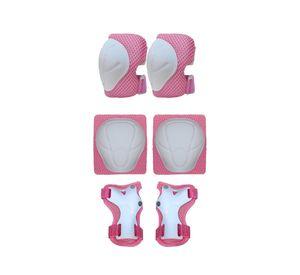 Pack Rodilleras Coderas y Muñequeras - Rosado