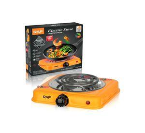 Cocina Eléctrica Portátil 1 Plato 1000W de Potencia Naranja