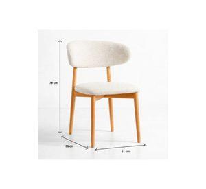 Silla Cloud Madera - Beige
