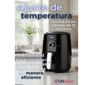 Freidora De Aire 5 Litros 1350W Potencia Air Fryer Premium