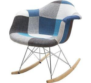 MECEDORA SILLA ROCKING ASIENTO PATCH CHENILLE