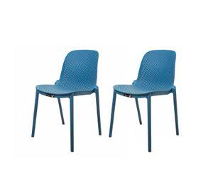 Pack 2 Sillas Comedor Art Berlin Azul