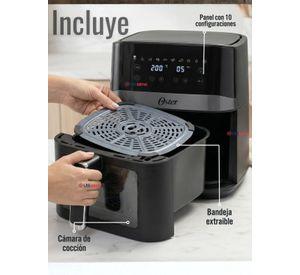 Freidora de aire digital Oster® con recubrimiento DiamondForce, 4L de capacidad,CKSTAF40WDDF 1300W