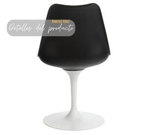 Pack 2 Sillas Tulip Iron Con Pedestal Blanco