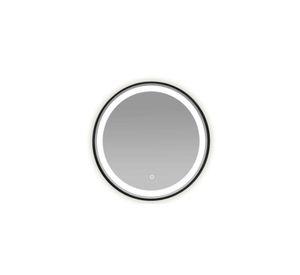 ESPEJO CIRCULAR TAUMM 60CM 3 LUCES LED BORDE NEGRO
