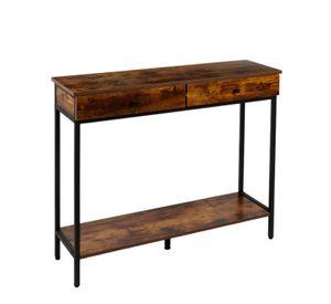 ARRIMO CON DOS CAJONES JERRY FUNCIONAL VINTAGE PARA LIVING