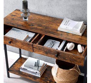 ARRIMO CON DOS CAJONES JERRY FUNCIONAL VINTAGE PARA LIVING