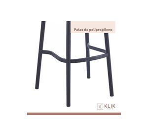 Pack de 4 Taburetes Crossback Danubio - Negros