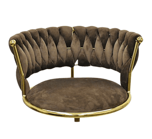 PACK 4 TABURETE ELEGANTE QUEEN BASE DORADA