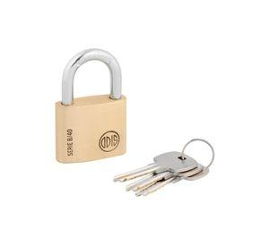CANDADO ODIS B40 X4 40MM LLAVES IGUALES
