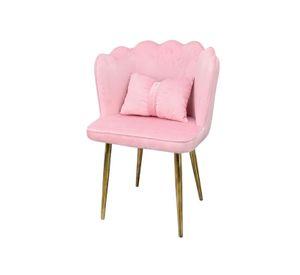 SILLA SITIAL FANCY DE TOCADOR PARA USO DOMESTICO CON RESPALDO