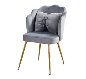 SILLA SITIAL FANCY DE TOCADOR PARA USO DOMESTICO CON RESPALDO