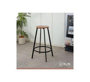 Pack de 4 Pisos taburete de bar elipse industrial