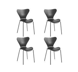Set de 4 Sillas Curvas de Comedor Top Living Belica