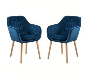 PACK 2 SILLA POLTRONA SITIAL TERCIOPELO MURANO