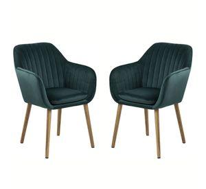 PACK 2 SILLA POLTRONA SITIAL TERCIOPELO MURANO