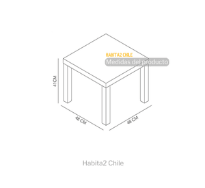 MESA LATERAL HABI 40X50X50