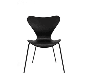 SILLA JLOVE POLIPROPILENO BASE METALICA NEGRA