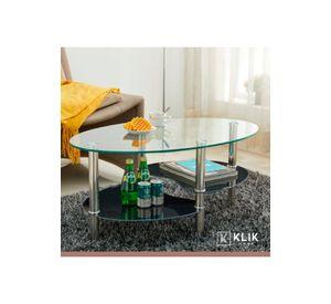 Mesa de centro vidrio 2 caras
