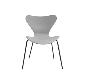 SILLA JLOVE POLIPROPILENO BASE METALICA NEGRA