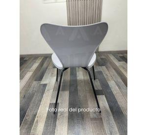 SILLA JLOVE POLIPROPILENO BASE METALICA NEGRA