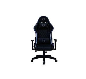 Silla Gamer Nibio Pro RGB con Control Remoto Apoyabrazos 2D Reclinable Negra