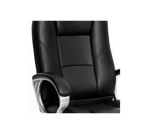 Silla de Oficina Ejecutiva Magnus Cuero Sintético - Negro