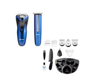 Set Afeitadora y Multistyler Siegen SG-8440 Acero Inox