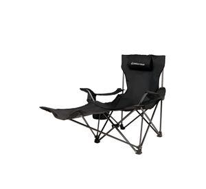 Silla Plegable Camping con Apoya Brazos y Pies Premium