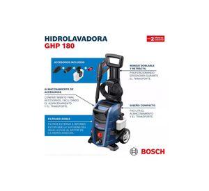 HIDROLAVADORA BOSCH GHP 180 -1500W 124 BAR