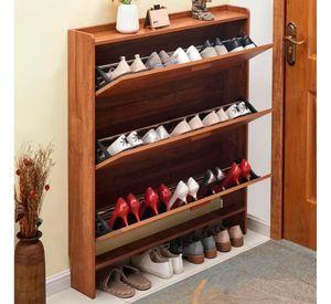 ZAPATERO ORGANIZADOR CON 3 PUERTAS LEGNA NATURAL