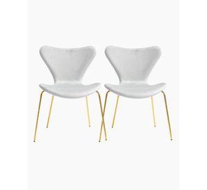 SILLAS COMEDOR TERCIOPELO JLOVE VELVET GOLD - 2 UNID