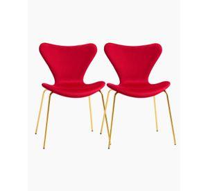 SILLAS COMEDOR TERCIOPELO JLOVE VELVET GOLD - 2 UNID