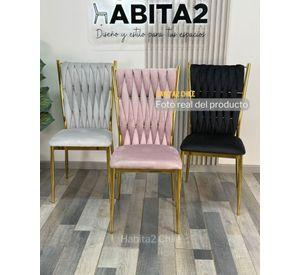 SILLA DORADA PARA COMEDOR ARTHUR