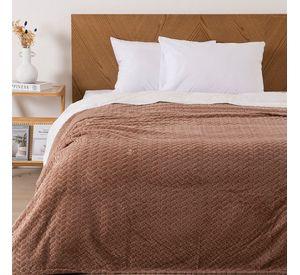 Frazada Jqd Flannel Nevada King Nude