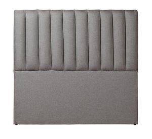 Respaldo Tubular Vertical Gris Super king