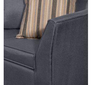 SOFA DIVEAN 3 CUERPOS GRIS LINO