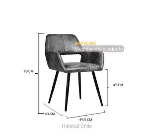Pack 2 Sitial Mindy Poltrona Vintage con Asiento Ecocuero