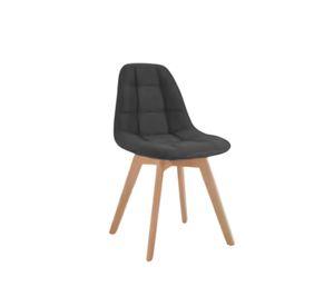 SILLA CAPITONE PARA COMEDOR TAPIZADO EN LINO