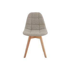 SILLA CAPITONE PARA COMEDOR TAPIZADO EN LINO