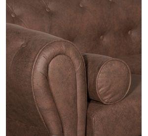 SOFÁ 2 CUERPOS CHESTERFIELD CAFÉ
