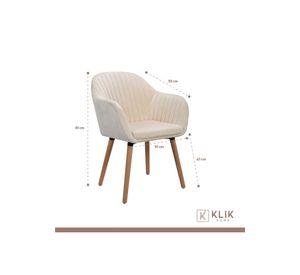 Pack de 2 Butacas Sitiales Poltronas Diamante Terciopelo - Beige