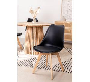COMEDOR 6 PUESTOS VIDRIO 120 CM CROSS REDONDO