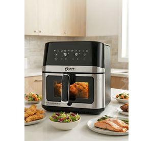 Freidora de aire digital Oster®, recubrimiento DiamondForce,7.5L de capacidad,CKSTAF75WDSSDF 1600W