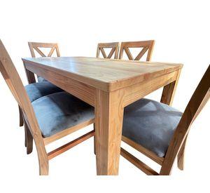 Comedor Nativo 90x160 cruz Gris